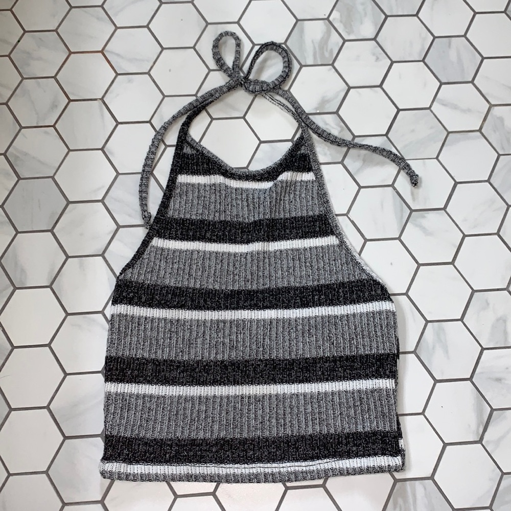 Striped crop top